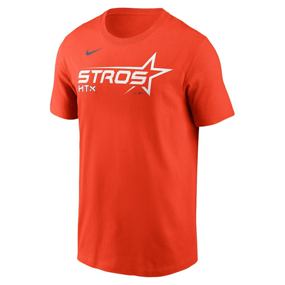 Houston Astros City Connect Wordmark T-Shirt Orange
