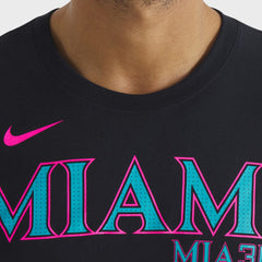Miami Marlins City Connect Wordmark T-Shirt Black