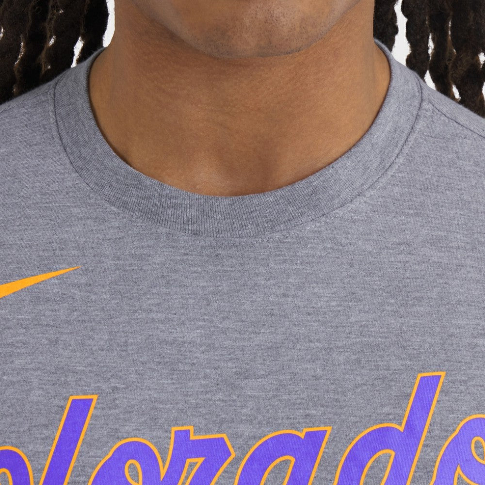 Colorado Rockies City Connect Script Tri-Blend T-Shirt Heather Charcoal