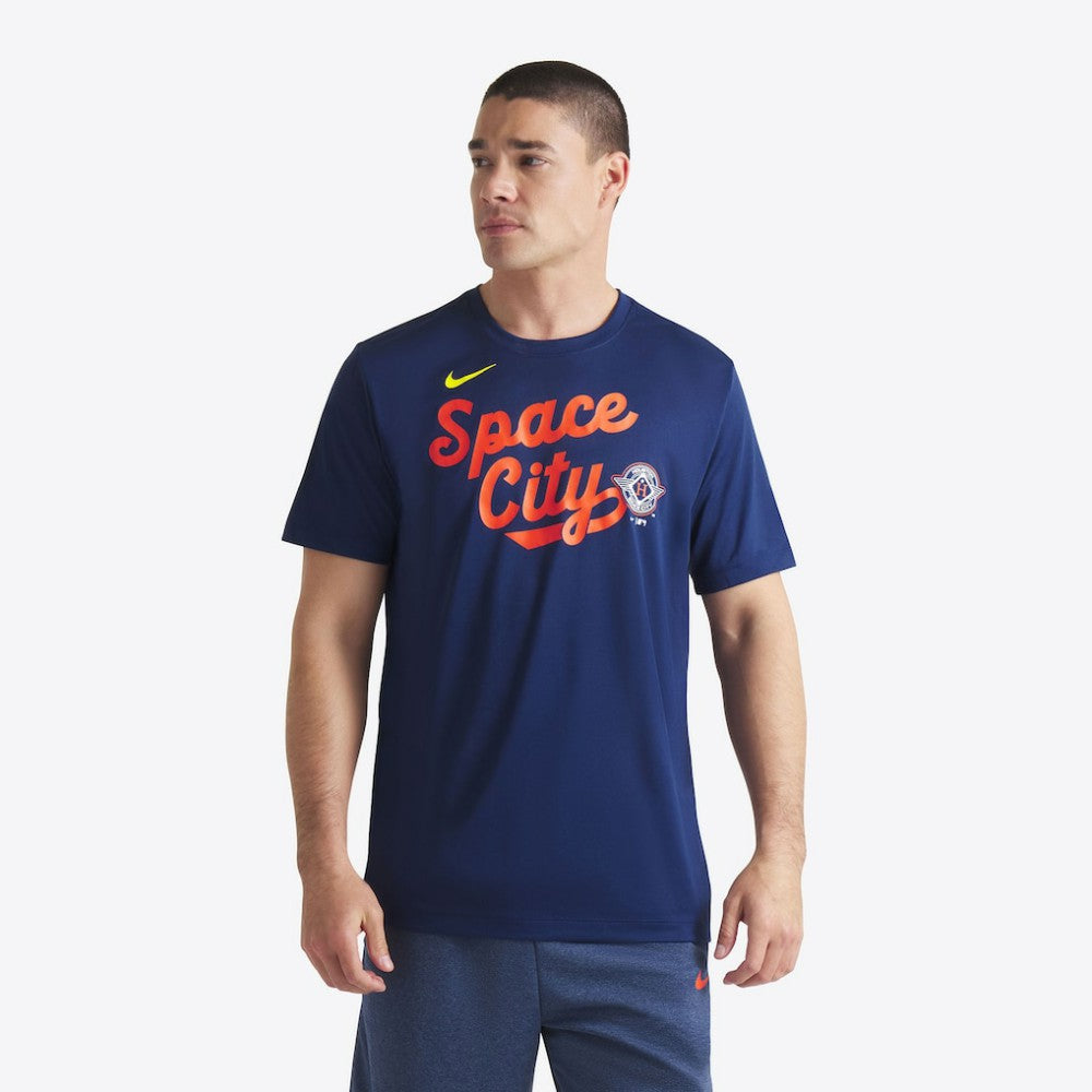 Houston Astros 2025 City Connect Team Phrase Legend Performance T-Shirt Navy