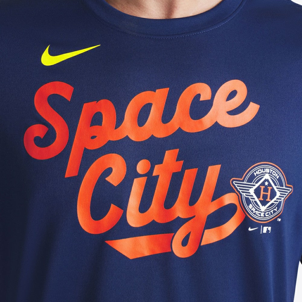 Houston Astros 2025 City Connect Team Phrase Legend Performance T-Shirt Navy