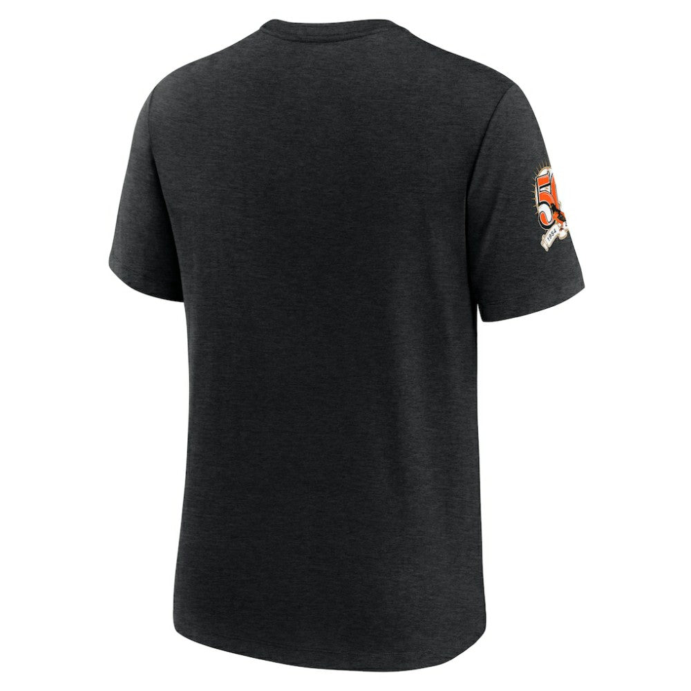 Baltimore Orioles Cooperstown Collection Eras Tri-Blend T-Shirt Heather Black