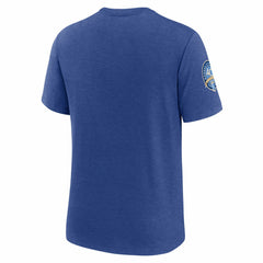 Kansas City Royals Cooperstown Collection Eras Tri-Blend T-Shirt Heather Royal
