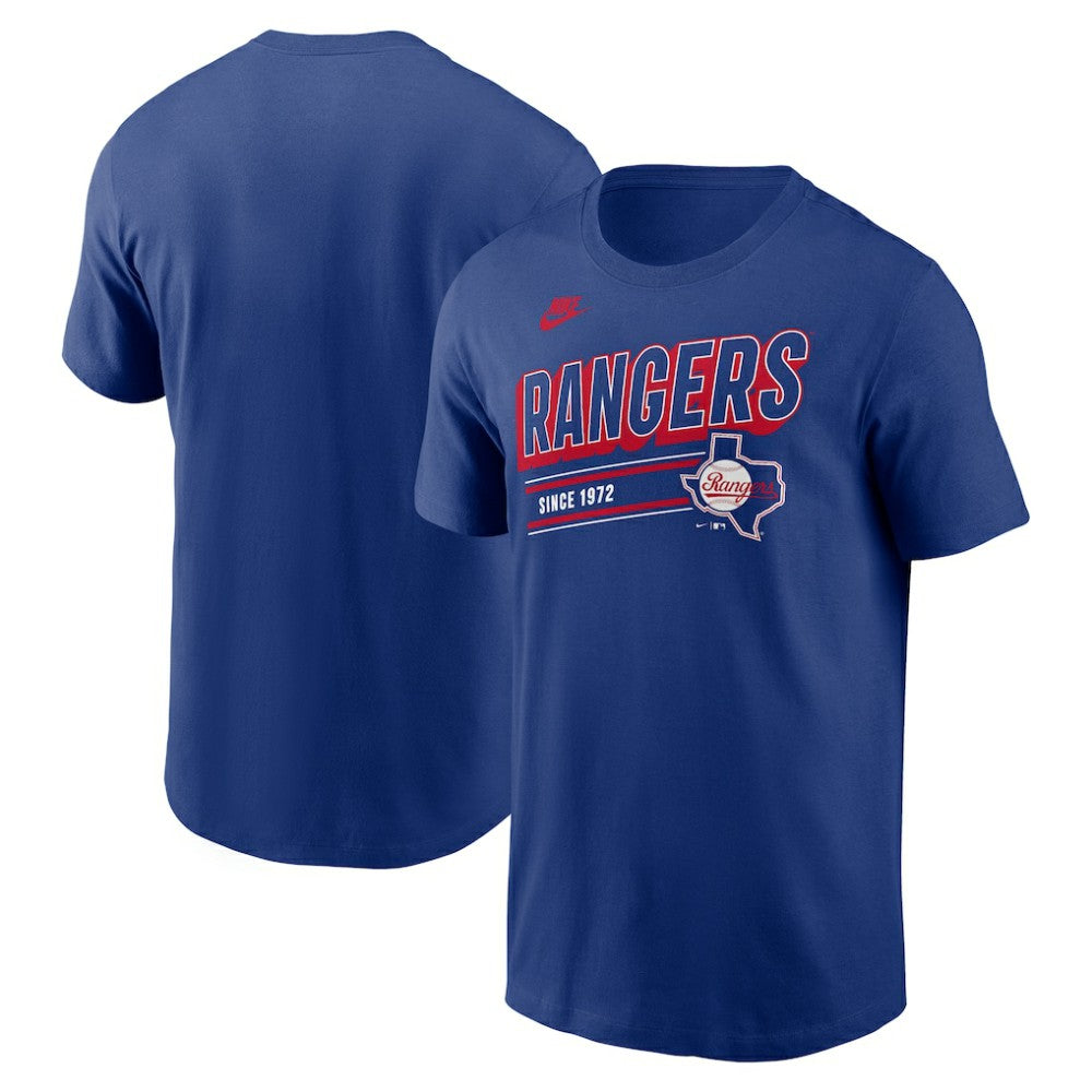 Texas Rangers Cooperstown Collection Retro T-Shirt Royal
