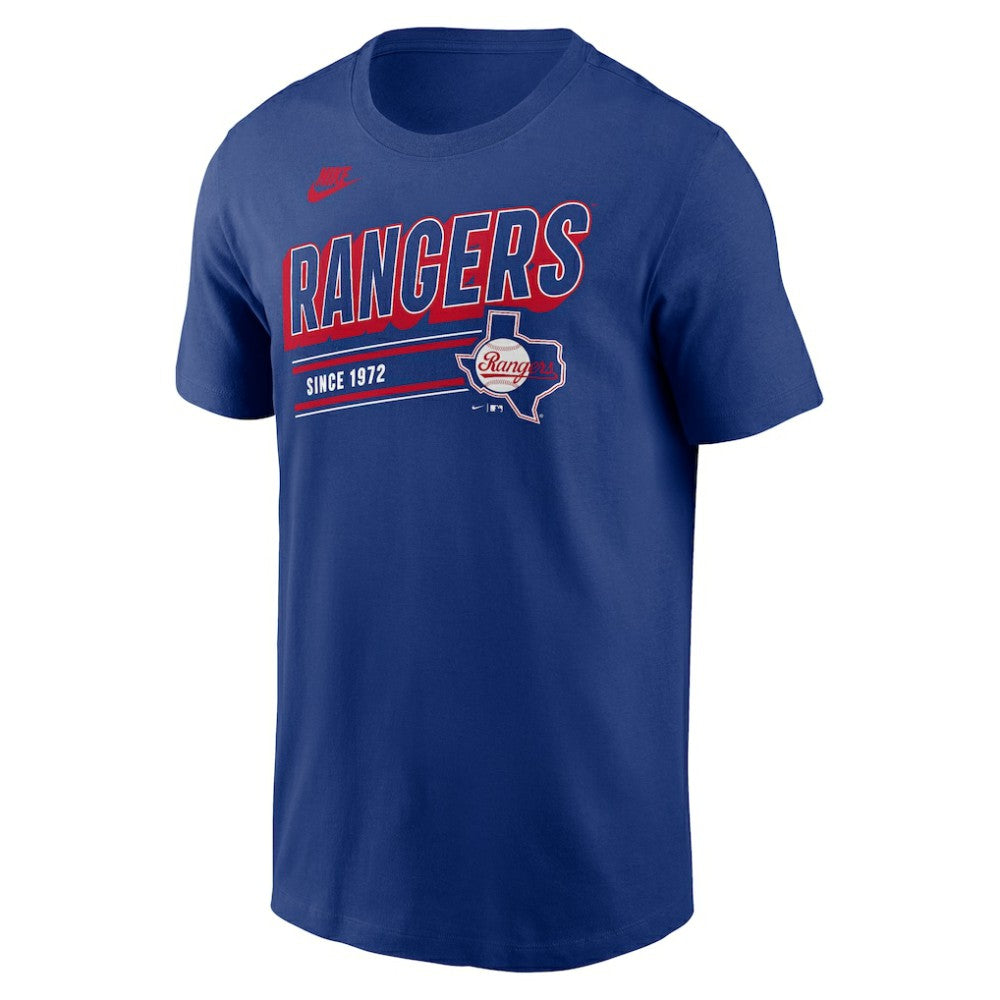 Texas Rangers Cooperstown Collection Retro T-Shirt Royal
