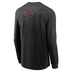Baltimore Orioles Cooperstown Collection Knockout Long Sleeve T-Shirt Black