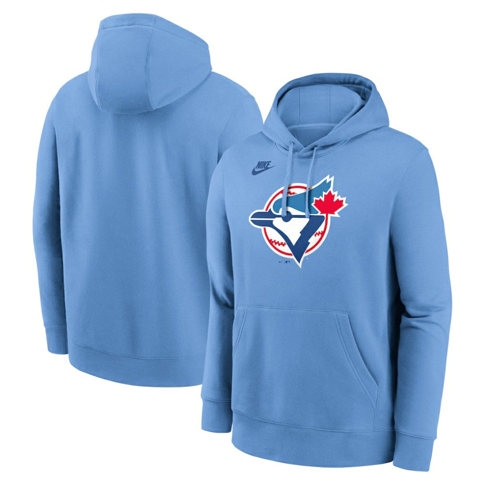 Toronto Blue Jays Cooperstown Collection Logo Club Hoodie Powder Blue