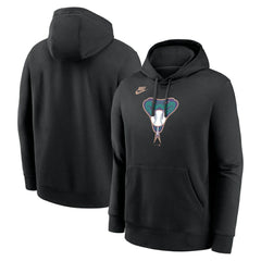 Arizona Diamondbacks Cooperstown Collection Logo Club Hoodie Black