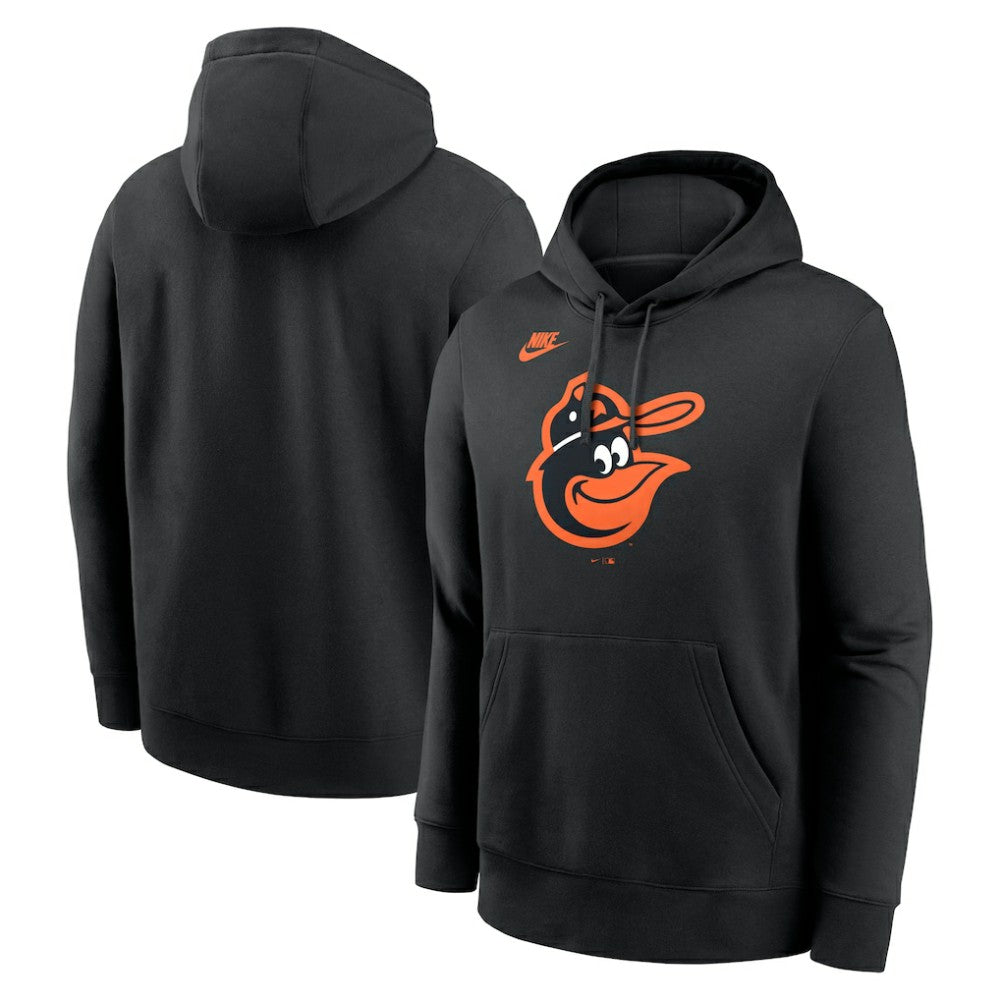 Baltimore Orioles Cooperstown Collection Logo Club Hoodie Black