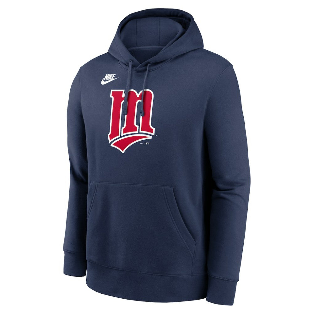 Minnesota Twins Cooperstown Collection Logo Club Hoodie Navy