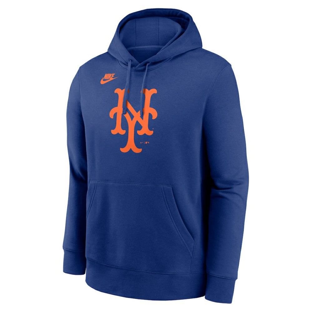 New York Mets Cooperstown Collection Logo Club Hoodie Royal