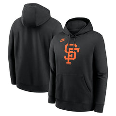 San Francisco Giants Cooperstown Collection Logo Club Hoodie Black