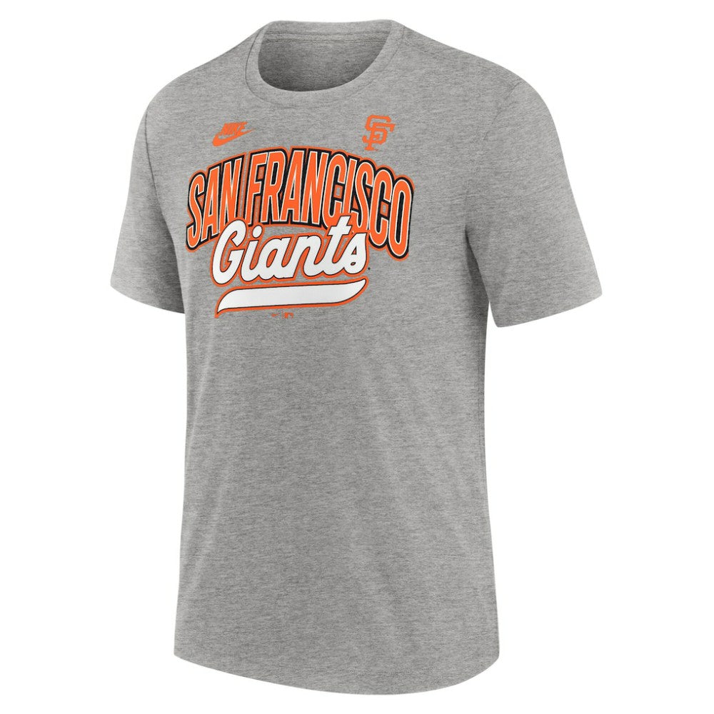 San Francisco Giants Cooperstown Collection Retro Tri-Blend T-Shirt Heather Gray