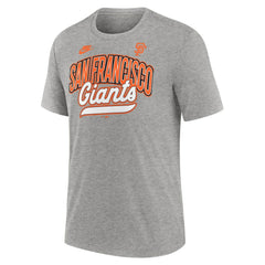 San Francisco Giants Cooperstown Collection Retro Tri-Blend T-Shirt Heather Gray