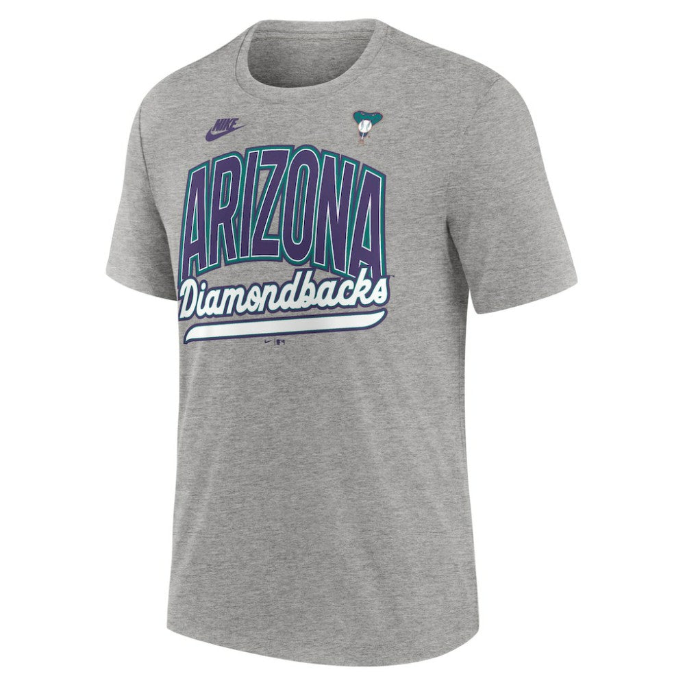 Arizona Diamondbacks Cooperstown Collection Retro Tri-Blend T-Shirt Heather Gray
