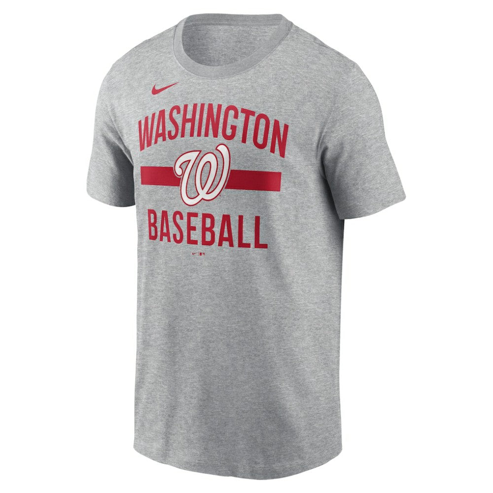 Washington Nationals  Arched T-Shirt Heather Gray