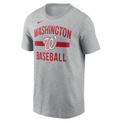 Washington Nationals  Arched T-Shirt Heather Gray