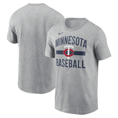Minnesota Twins  Arched T-Shirt Heather Gray