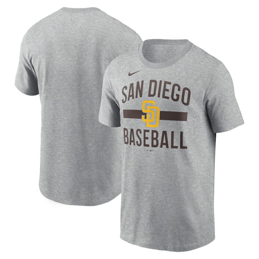 San Diego Padres  Arched T-Shirt Heather Gray