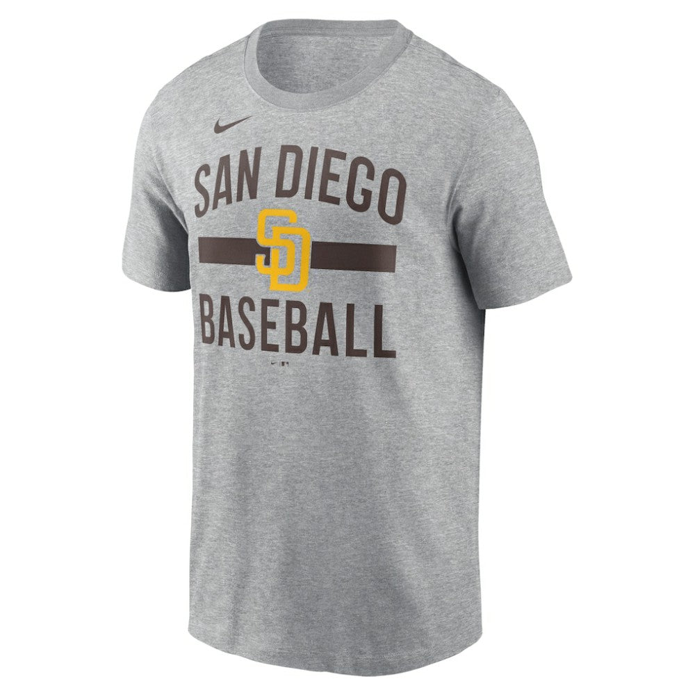San Diego Padres  Arched T-Shirt Heather Gray