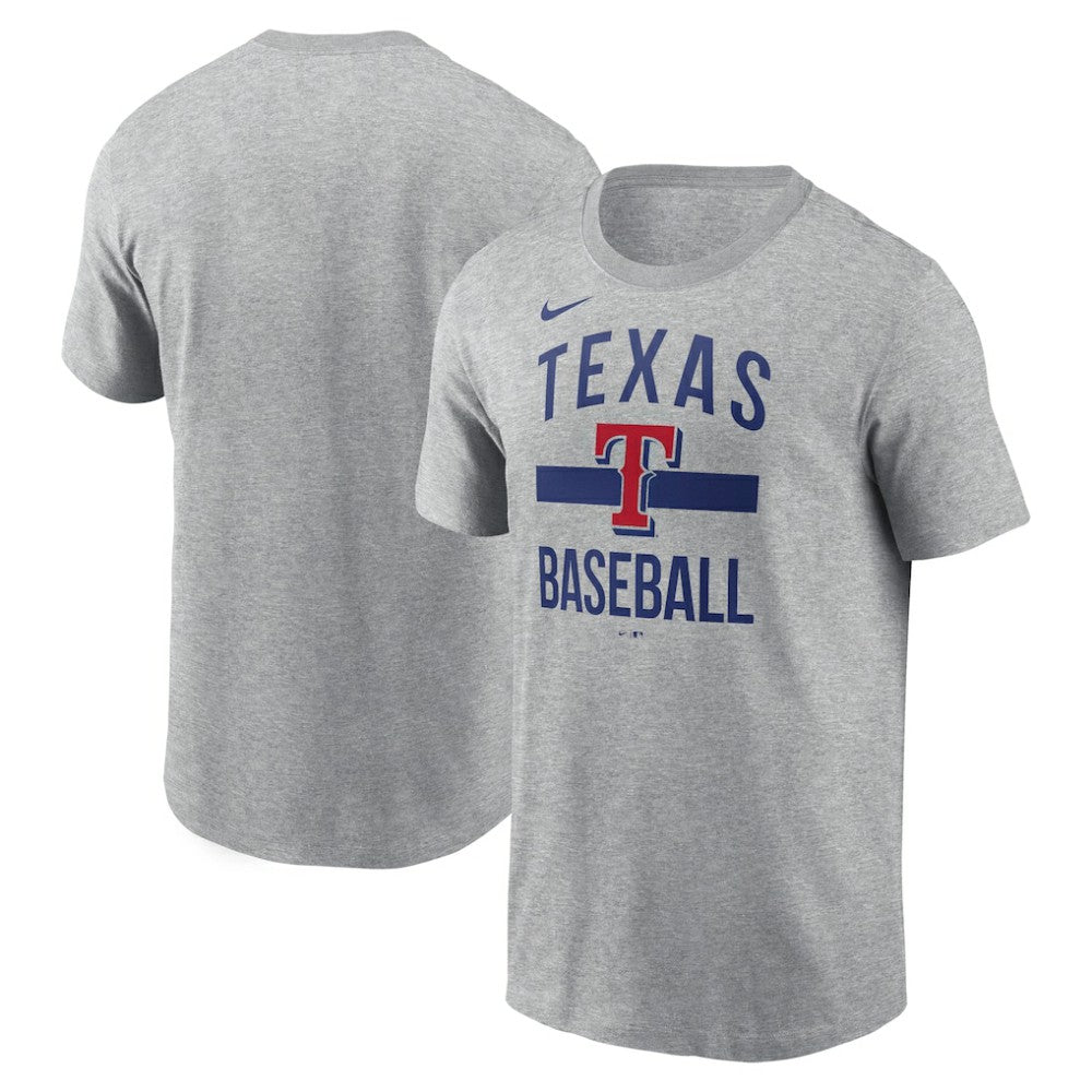 Texas Rangers  Arched T-Shirt Heather Gray