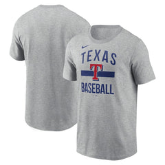 Texas Rangers  Arched T-Shirt Heather Gray