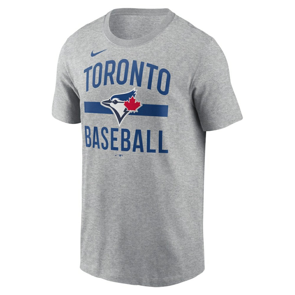 Toronto Blue Jays  Arched T-Shirt Heather Charcoal