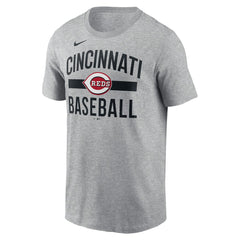 Cincinnati Reds  Arched T-Shirt Heather Gray