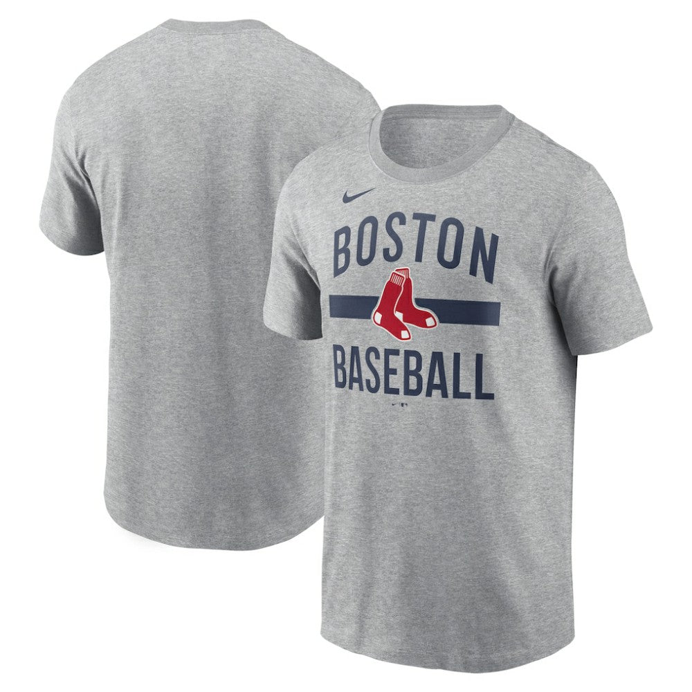 Boston Red Sox  Arched T-Shirt Heather Gray