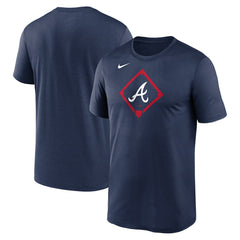 Atlanta Braves Icon Legend Dri-FIT T-Shirt Navy