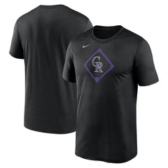 Colorado Rockies Icon Legend Dri-FIT T-Shirt Black