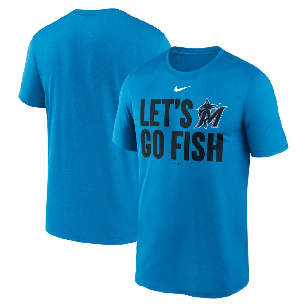 Miami Marlins Local Legend Performance T-Shirt Blue