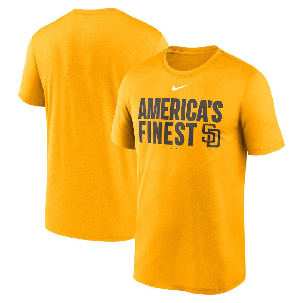 San Diego Padres Local Legend Performance T-Shirt Gold