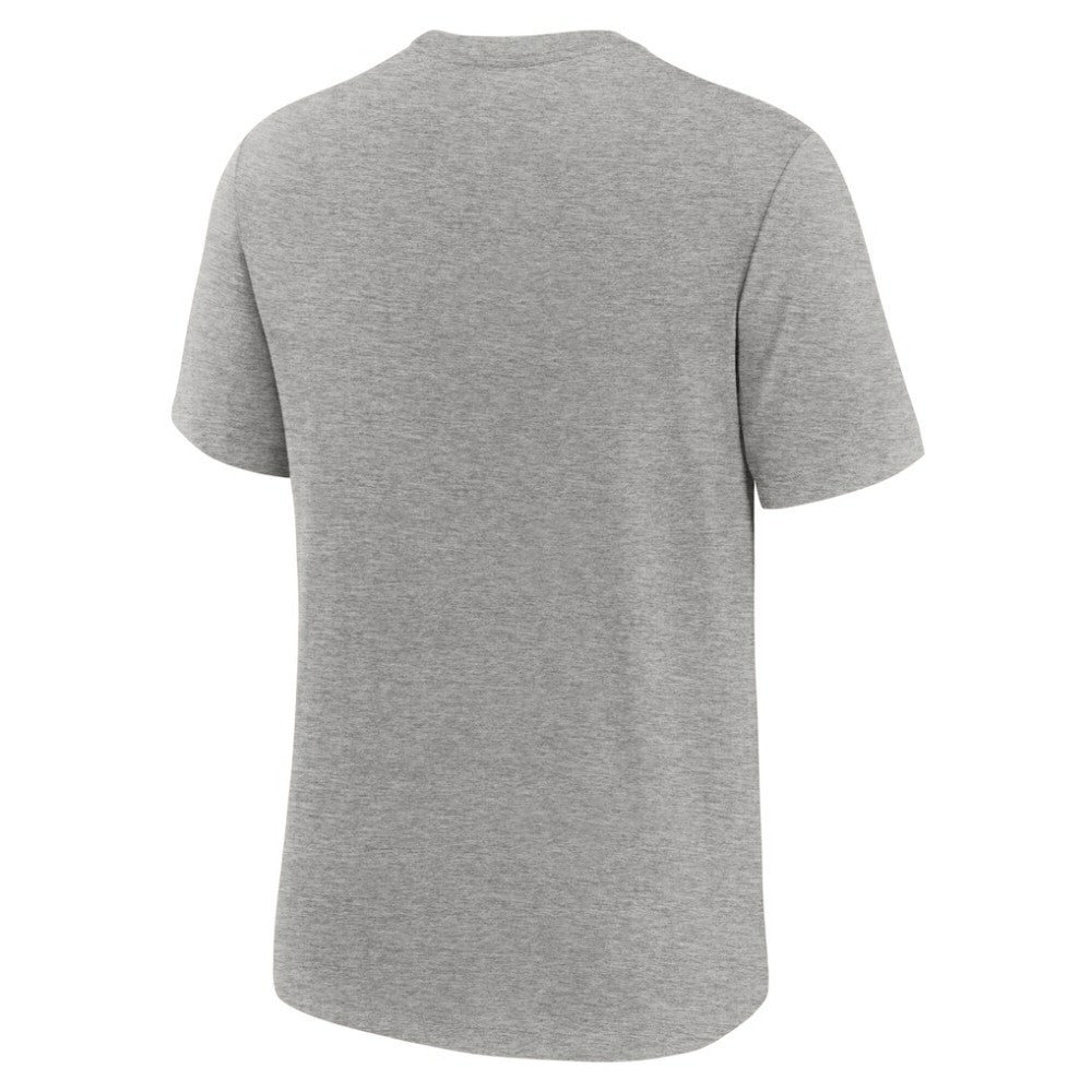 San Diego Padres Logo Tri-Blend T-Shirt Heather Gray