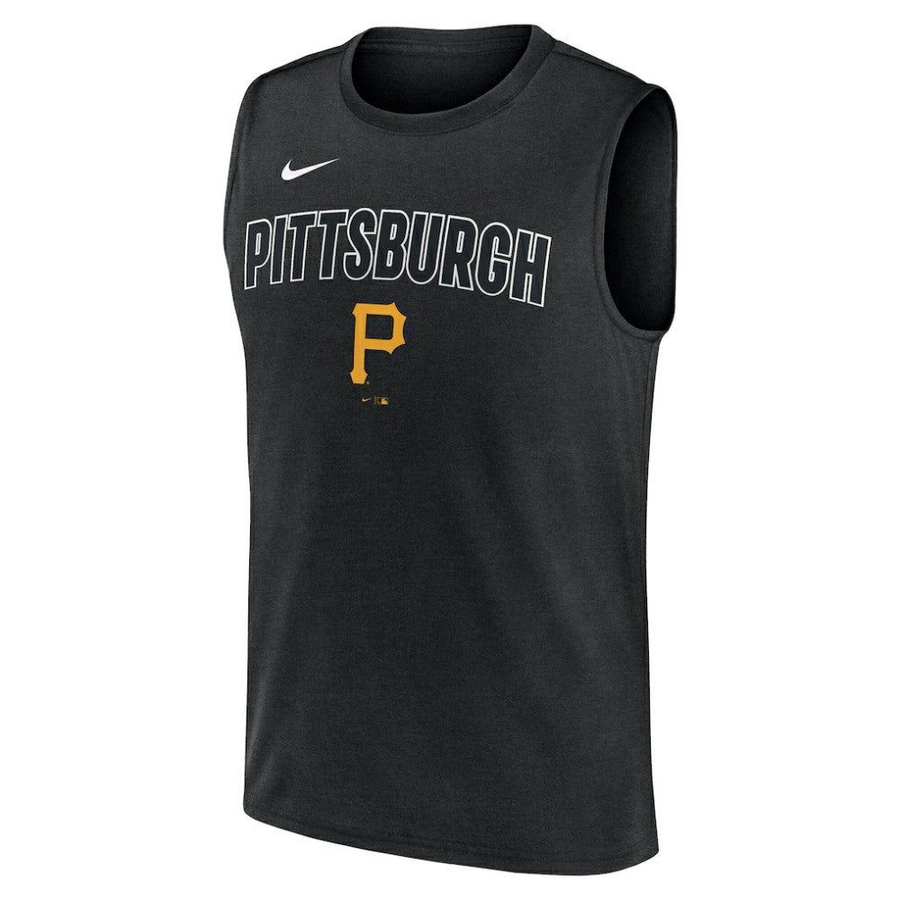 Pittsburgh Pirates Knockout Dri-FIT Muscle Tank Top Black