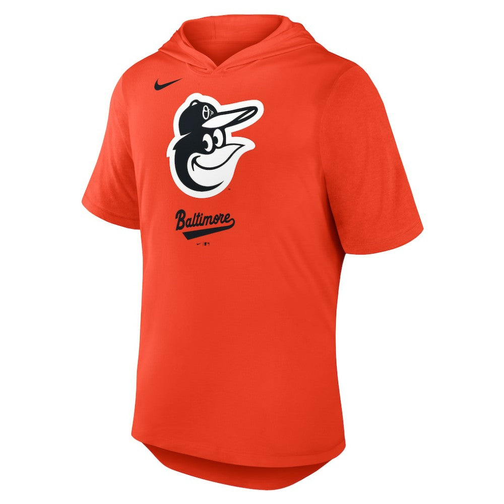 Baltimore Orioles Tri-Blend Hoodie T-Shirt Orange