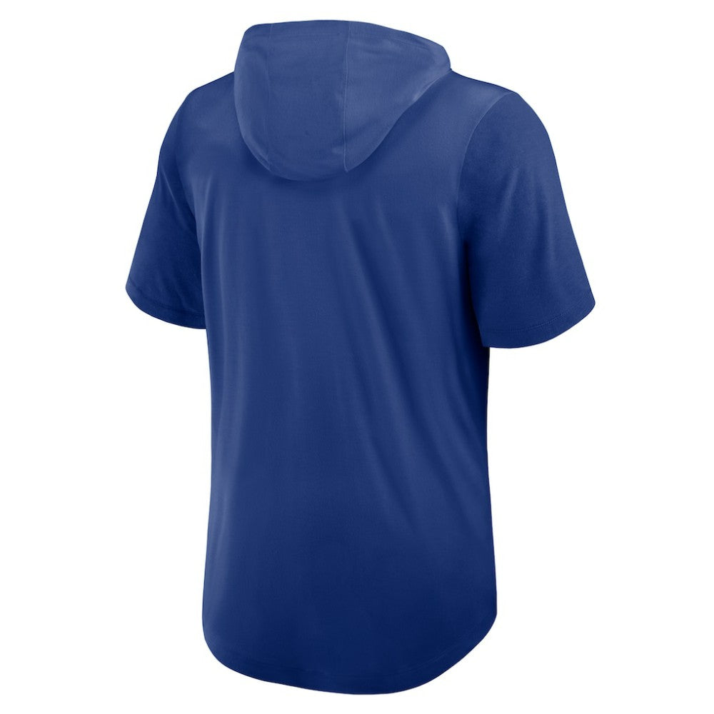 Chicago Cubs Tri-Blend Hoodie T-Shirt Royal