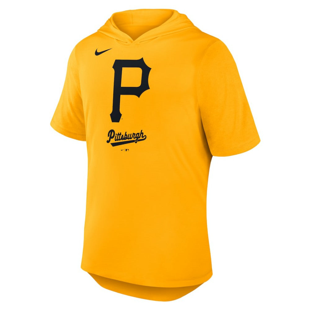 Pittsburgh Pirates Tri-Blend Hoodie T-Shirt Gold