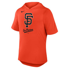 San Francisco Giants Tri-Blend Hoodie T-Shirt Orange
