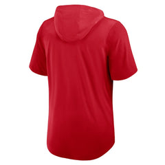 Texas Rangers Tri-Blend Hoodie T-Shirt Red