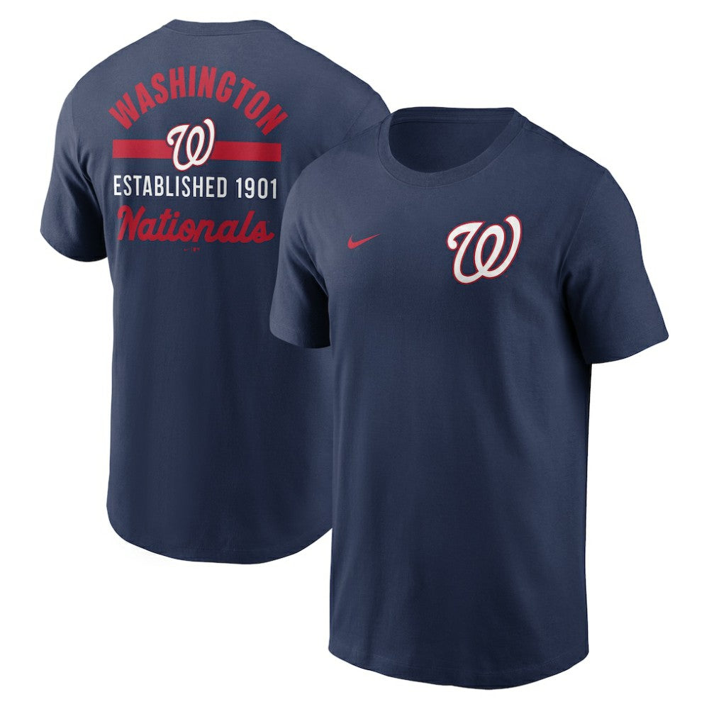 Washington Nationals 2-Hit T-Shirt Navy