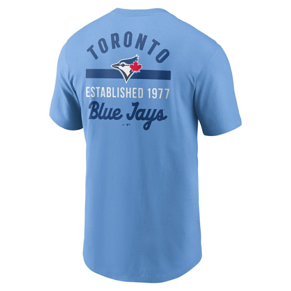 Toronto Blue Jays 2-Hit T-Shirt Powder Blue