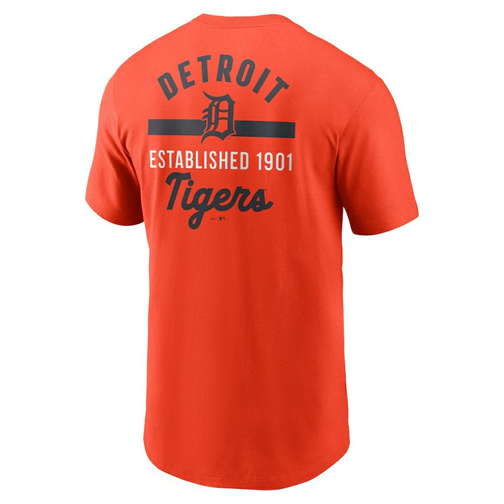 Detroit Tigers 2-Hit T-Shirt Orange
