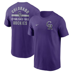 Colorado Rockies 2-Hit T-Shirt Purple