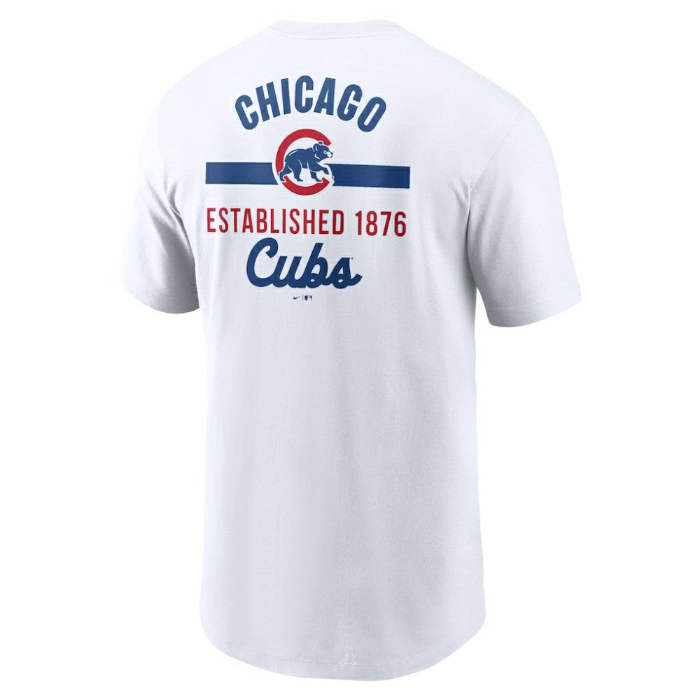 Chicago Cubs 2-Hit T-Shirt White