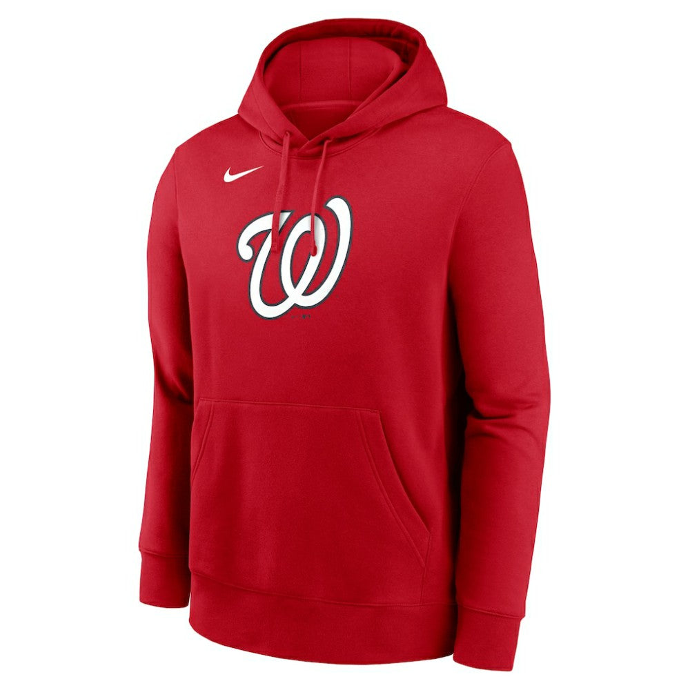 Washington Nationals Logo Club Fleece Hoodie Red