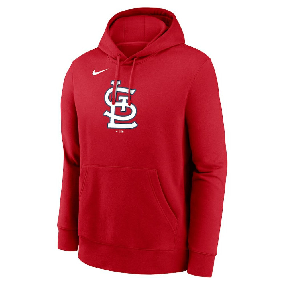 St. Louis Cardinals Logo Club Fleece Hoodie Red