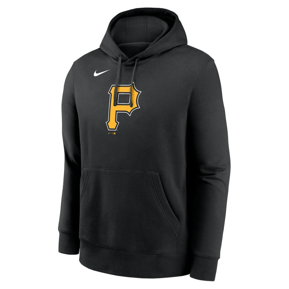 Pittsburgh Pirates Logo Club Fleece Hoodie Black