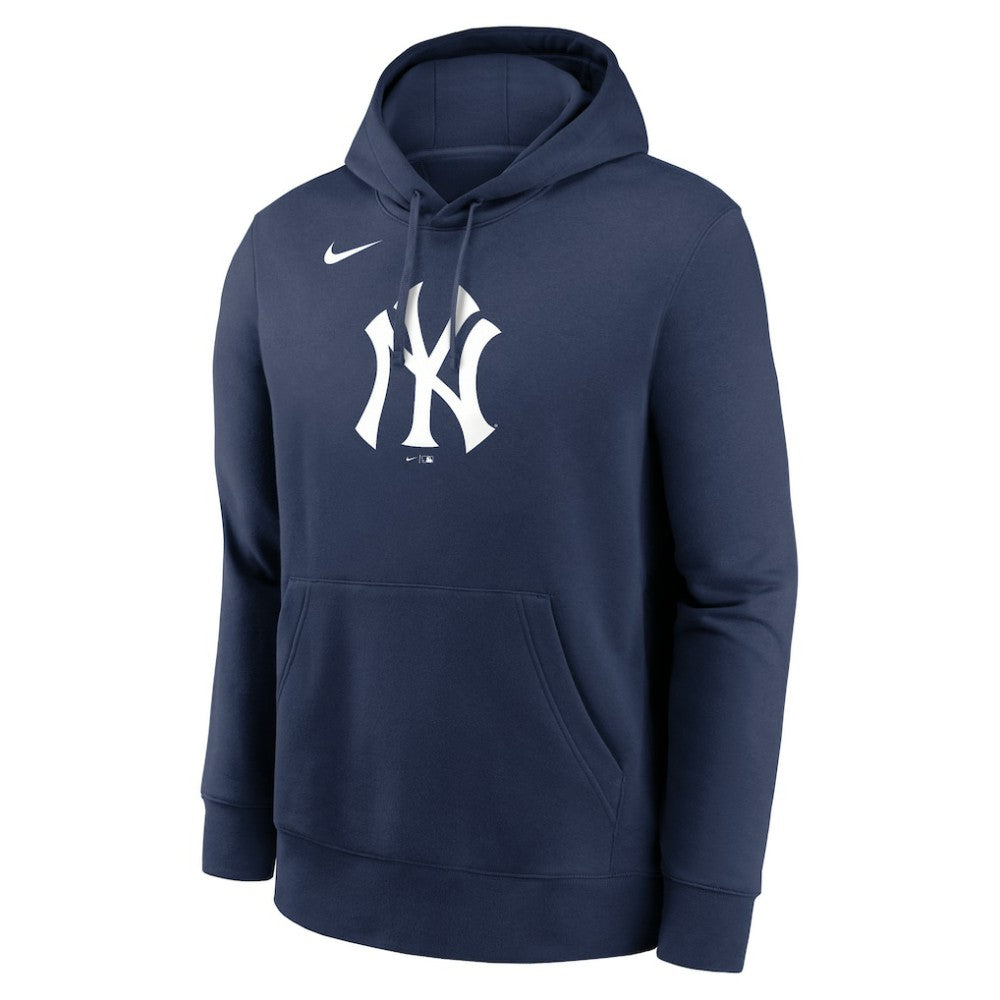New York Yankees Logo Club Fleece Hoodie Navy