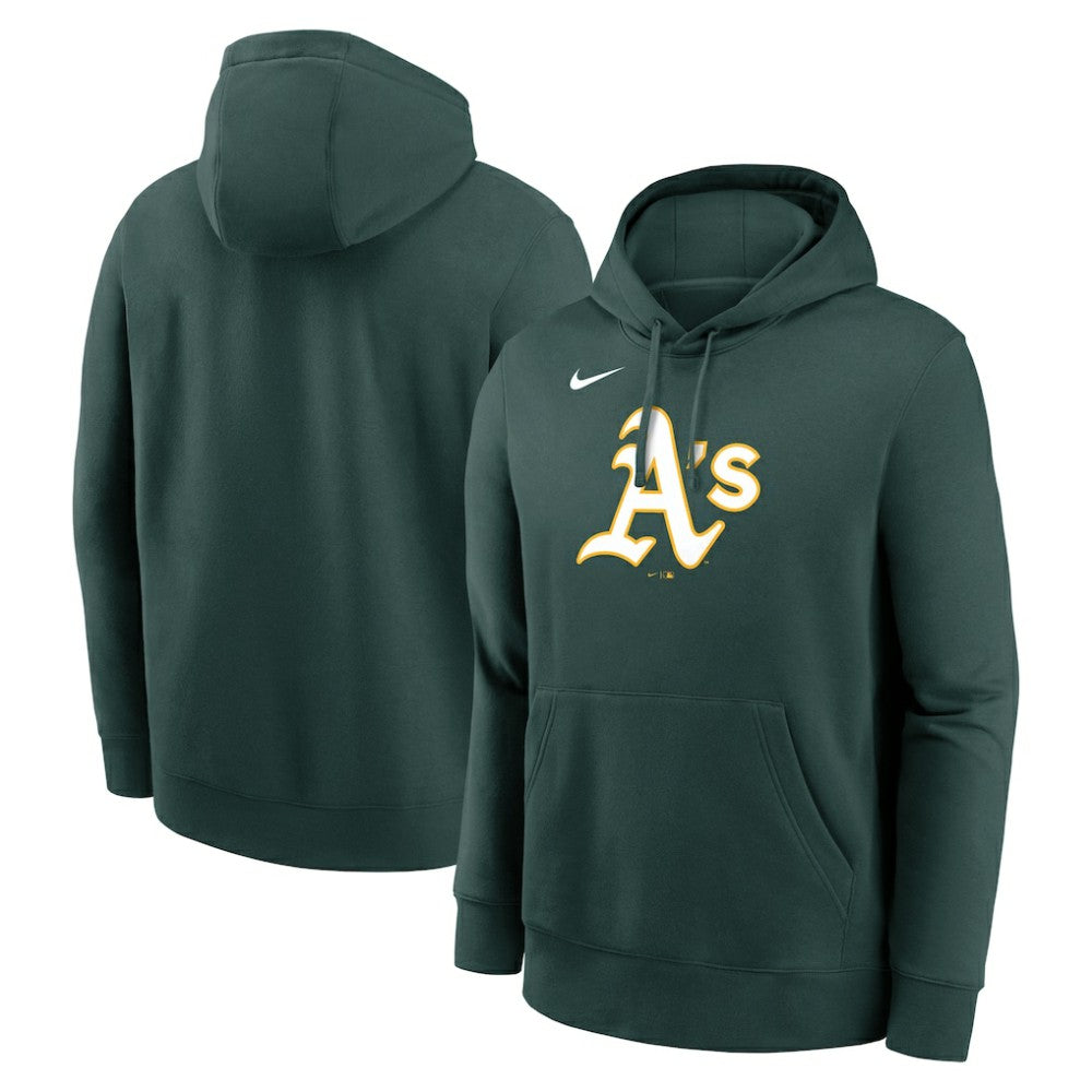 Athletics Logo Club Fleece Hoodie Green